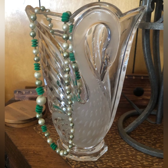 Swan vase Crystal Clear - Picture 9 of 14